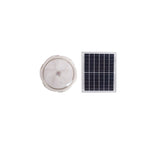 Modern Round Solar LED Remote Control Outdoor Indoor Flush Mount Lighting Lumendat