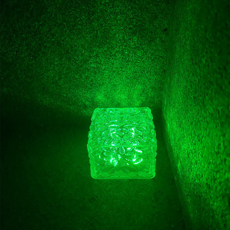 Modern Simplicity Solar ABS Plastic Ice Brick LED Outdoor Landscape Light For Outdoor Patio Lumendat
