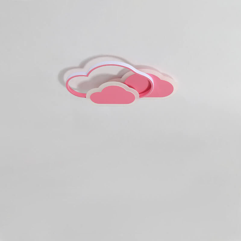 Lumendat Creative Cartoon Acrylic Cloud Design LED Flush Mount Ceiling Light Lumendat