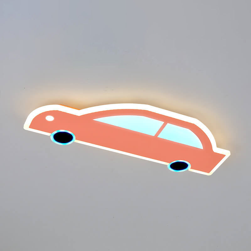 Lumendat Cartoon Creative Car Shape Iron LED Flush Mount Ceiling Light Lumendat