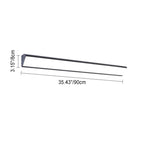Modern Minimalist Outdoor Long Bar Aluminum Acrylic Waterproof LED Wall Sconce Lamp For Outdoor Lumendat