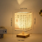 Contemporary Creative Fabric Square USB LED Table Lamp For Bedroom Lumendat