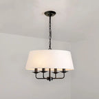 European Vintage Classic Iron Cloth 4-light Pendant Light Lumendat