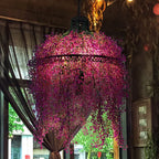 Creative Plant Vine 3-light Chandelier – Botanical Lobelia & Willow Designs Lumendat