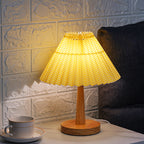 Vintage Pleated Umbrella-shaped LED Table Lamp Lumendat