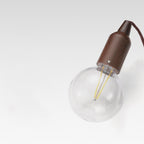 Retro Portable Waterproof Wood Round Cone Battery USB 1-Light Camping Outdoor Light Lumendat