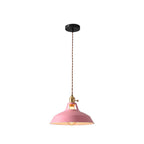 Modern Minimalist Macaroon Iron 1-light Pendant Light BulbSquare
