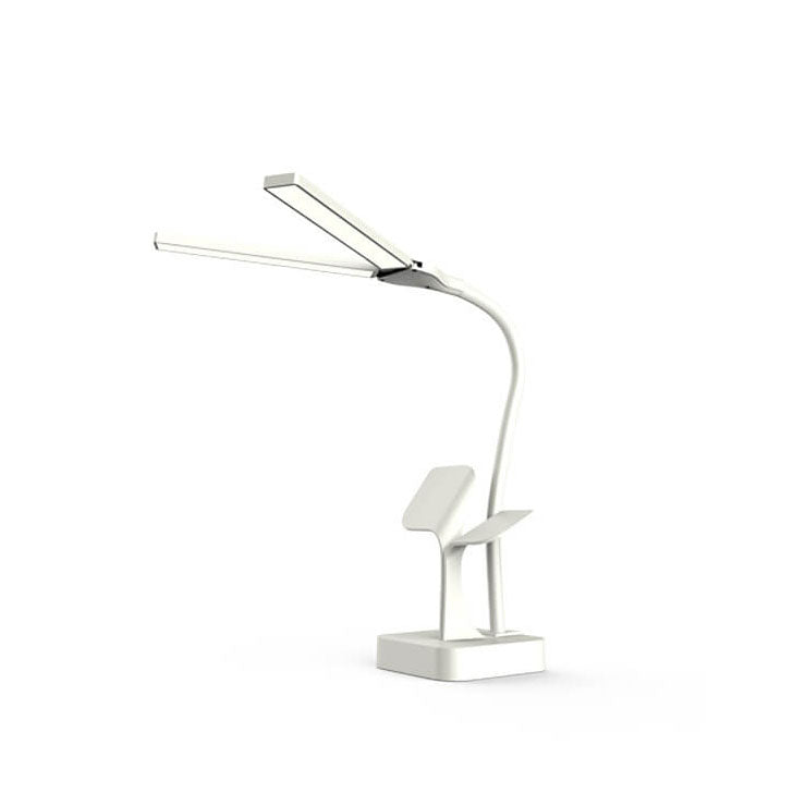 Lumendat Modern Folding Dual Lamp Plug-In Station Table Lamp Lumendat