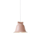 Contemporary Scandinavian Iron Bowknot Bell 1-light Pendant Light for Living Room