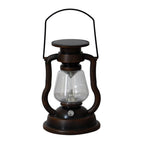 Solar Retro Kerosene Lamp Horse Lamp LED Outdoor Garden Patio Decoration Portable Flame Candle Light Lumendat