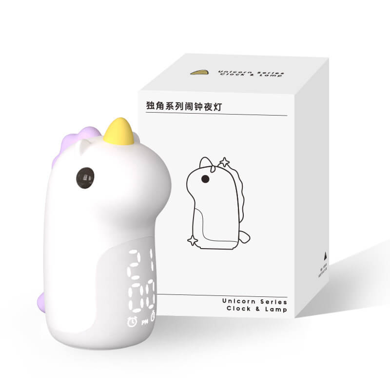 Cartoon Unicorn Timer Alarm Clock LED Night Light Lumendat