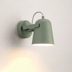 Nordic Macaron  Iron Cylinder Dome 1-Light Wall Sconce Lamp