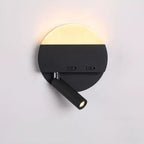 Modern Minimalist Round Square Acrylic Aluminum LED Reading Wall Sconce Lamp