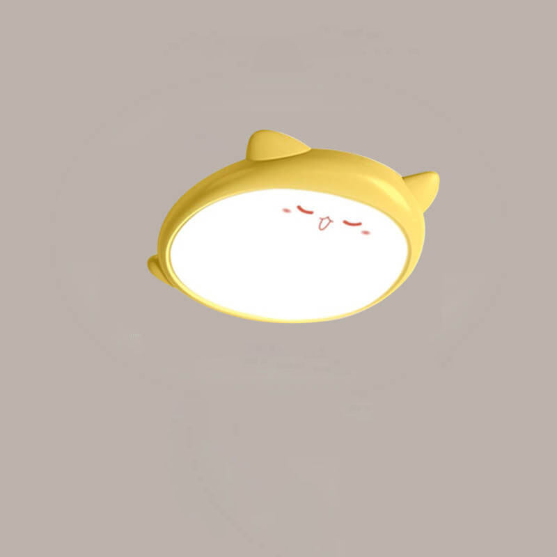 Lumendat Creative Adorable Duck Totoro Acrylic Round LED Kids Flush Mount Ceiling Light Lumendat