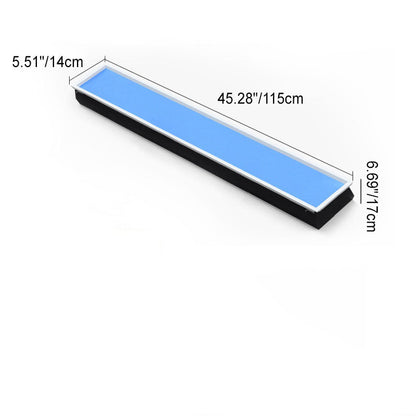 Modern Minimalist Smart Blue Sky Metal LED Flush Mount Ceiling Light for Living Room