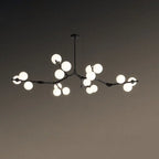 Modern Creative Magic Bean Branch Glass 12/18/24 Light Chandelier Lumendat