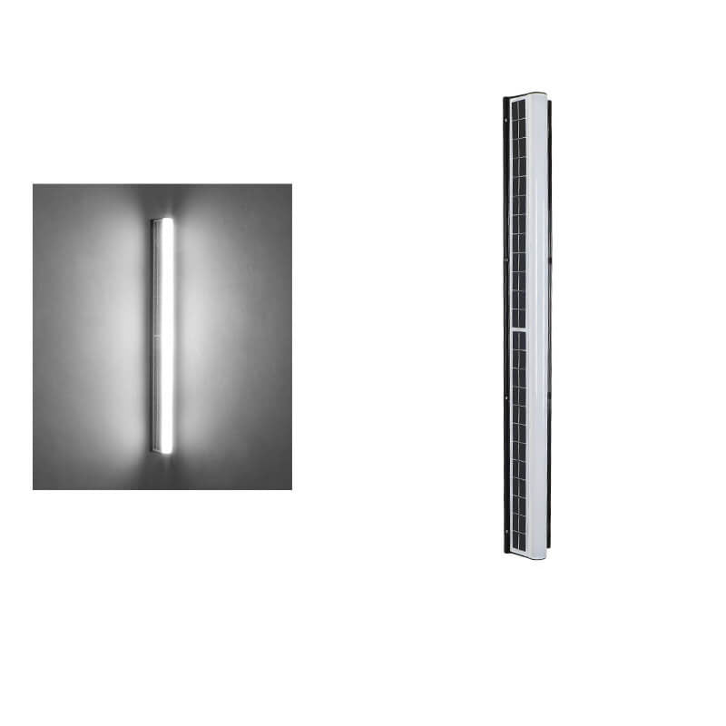 Modern Long Acrylic Solar LED Waterproof Outdoor Garden Wall Light Lumendat