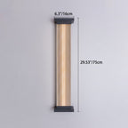 Modern Minimalist Waterproof Striped Rectangle Stainless Steel Acrylic Wall Sconce Lamp For Outdoor Patio
