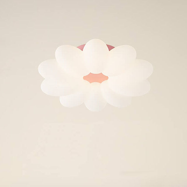 Lumendat Modern Minimalist PVC Floral Shape LED Kids Flush Mount Ceiling Light Lumendat