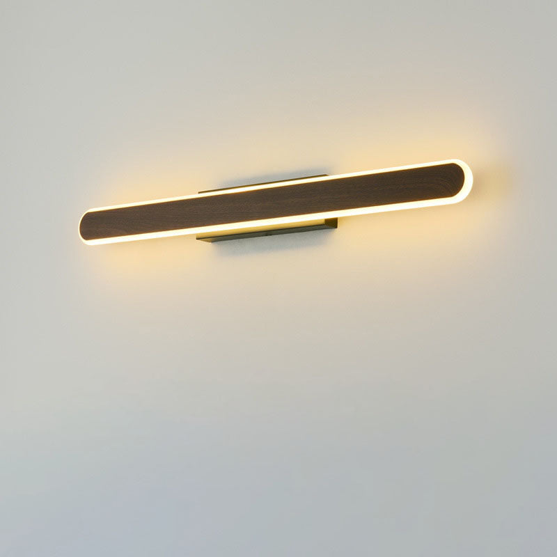 Scandinavian Modern Minimalist Wood LED Vanity Light Wall Sconce Lamp Lumendat