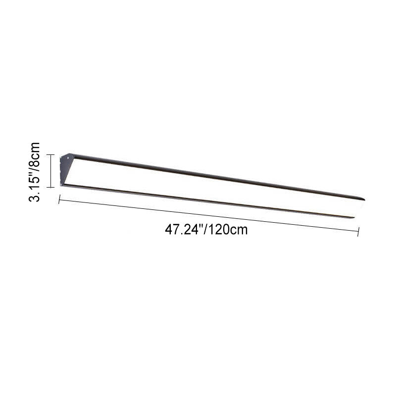 Modern Minimalist Outdoor Long Bar Aluminum Acrylic Waterproof LED Wall Sconce Lamp For Outdoor Lumendat