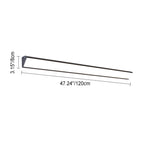 Modern Minimalist Outdoor Long Bar Aluminum Acrylic Waterproof LED Wall Sconce Lamp For Outdoor Lumendat