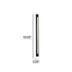 Modern Simplicity Long Strip Aluminum Silicone LED Wall Sconce Lamp