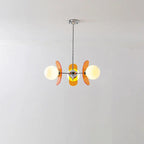Modern Mid-century Acrylic Magic Bean Glass Shade 3/5/6/8-light Chandelier for Living Room BulbSquare