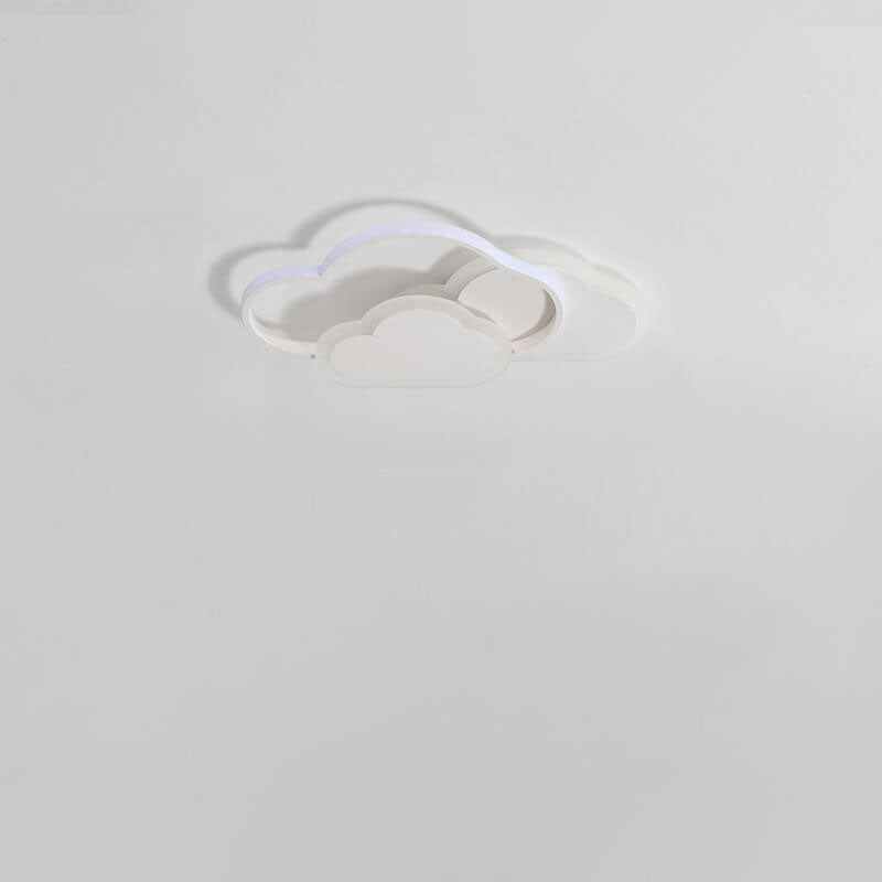 Lumendat Creative Cartoon Acrylic Cloud Design LED Flush Mount Ceiling Light Lumendat