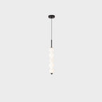 Nordic Creative Brass Spherical Glass Long Strip LED Pendant Light BulbSquare