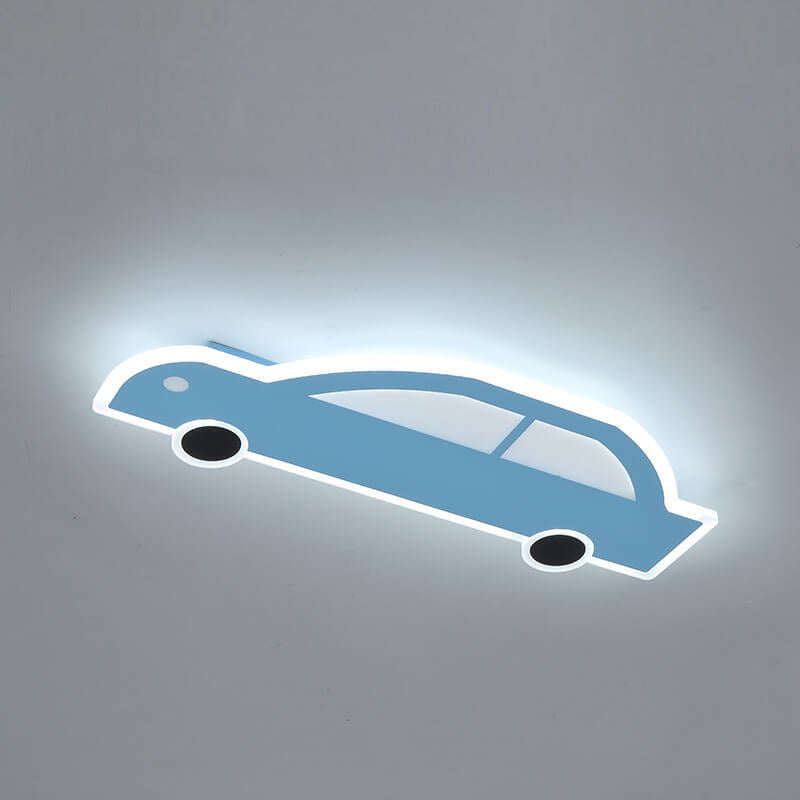 Lumendat Cartoon Creative Car Shape Iron LED Flush Mount Ceiling Light Lumendat