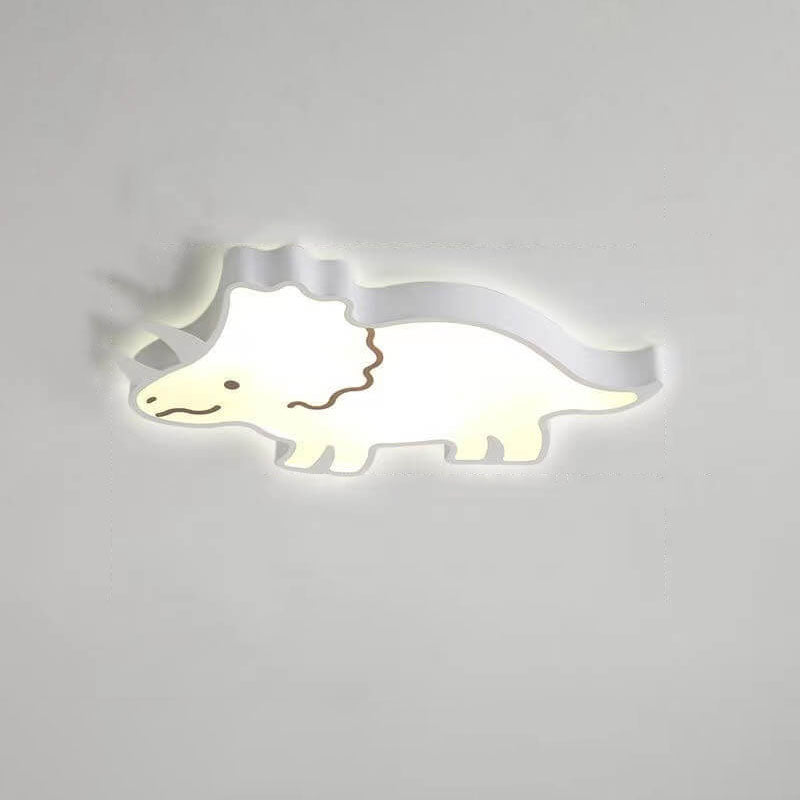 Lumendat Modern Childlike Animal Cartoon Iron Acrylic LED Flush Mount Ceiling Light Lumendat