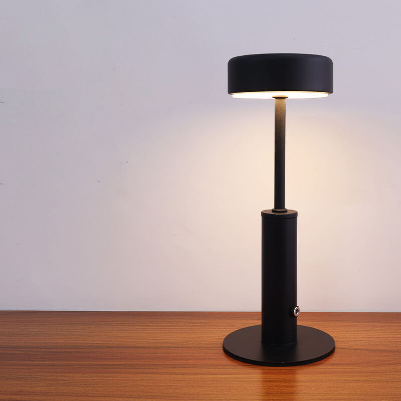 Creative Retro Cylindrical LED Charging Night Light Table Lamp Lumendat