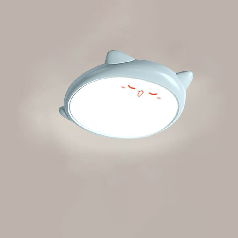 Lumendat Creative Adorable Duck Totoro Acrylic Round LED Kids Flush Mount Ceiling Light Lumendat