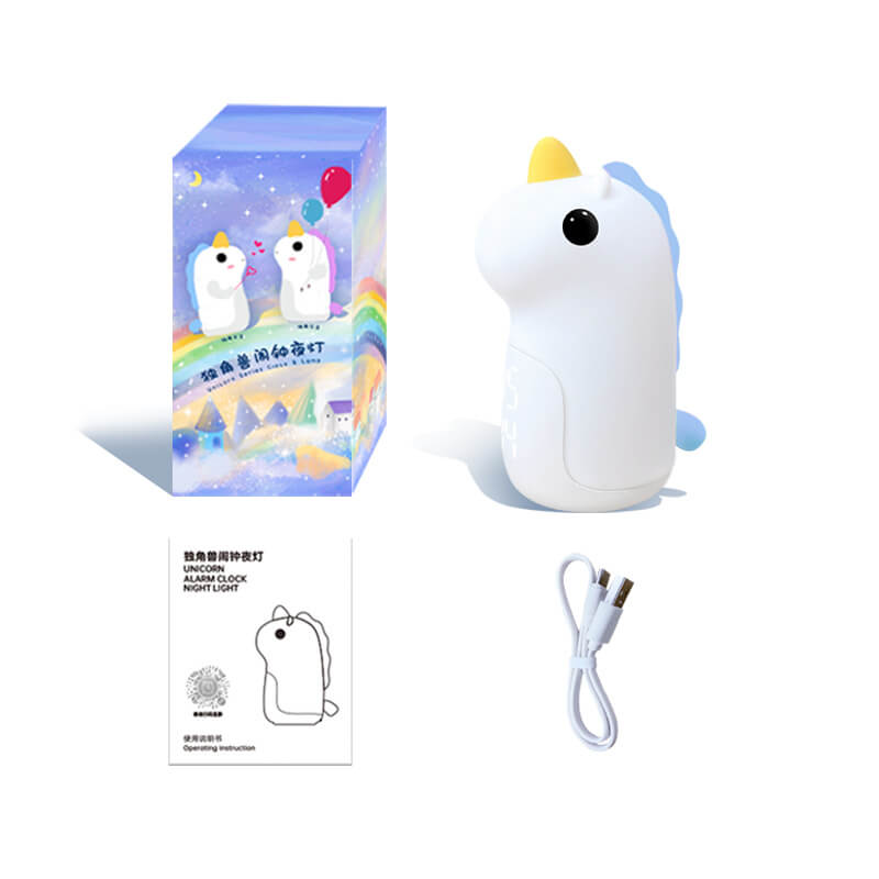 Cartoon Unicorn Timer Alarm Clock LED Night Light Lumendat