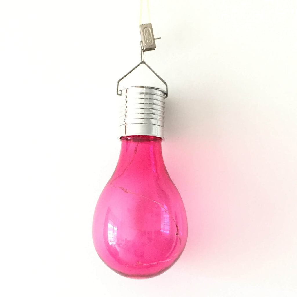 Creative Color Bulbs Plastic Solar LED Outdoor Hanging Light Lumendat