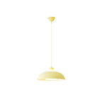Modern Solid Color Macaron Acrylic Aluminum 1-light Pendant Light BulbSquare