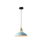 Modern Minimalist Macaroon Iron 1-light Pendant Light BulbSquare