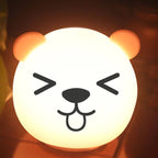 Lumendat Cartoon Animal Colorful Silicone LED Night Light Table Lamp Lumendat