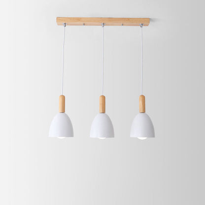 Nordic Minimalist Macaron Solid Color 1/3-light Chandelier