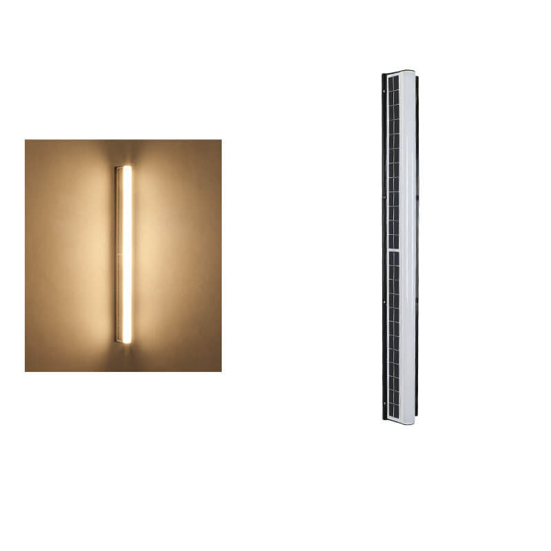 Modern Long Acrylic Solar LED Waterproof Outdoor Garden Wall Light Lumendat
