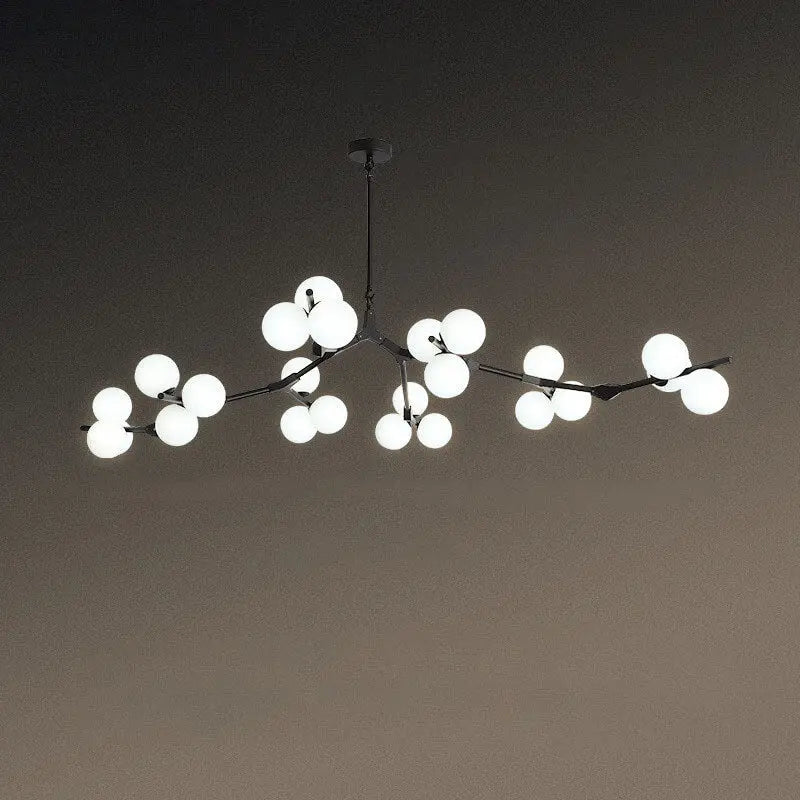 Modern Creative Magic Bean Branch Glass 12/18/24 Light Chandelier Lumendat