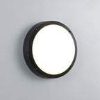 Creative Round Outdoor Waterproof Aluminum Acrylic LED Flush Mount Ceiling Light