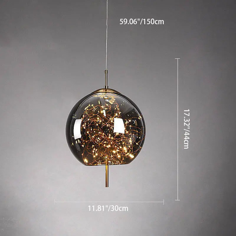Contemporary Scandinavian Cylinder Oval Glass 1-light Pendant Light for Bedroom Lumendat