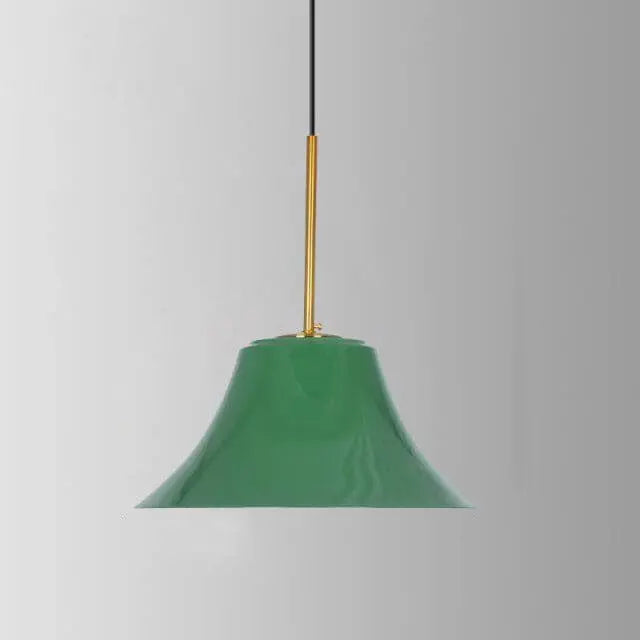 Industrial Vintage Green Iron Dome Cone 1-light Pendant Light Lumendat