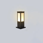 Modern Solar Lawn Square Column Outdoor Waterproof Path Lamp Lumendat