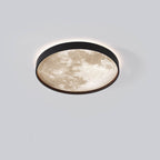 Nordic Creative Moon Round LED Flush Mount Ceiling Light BulbSquare