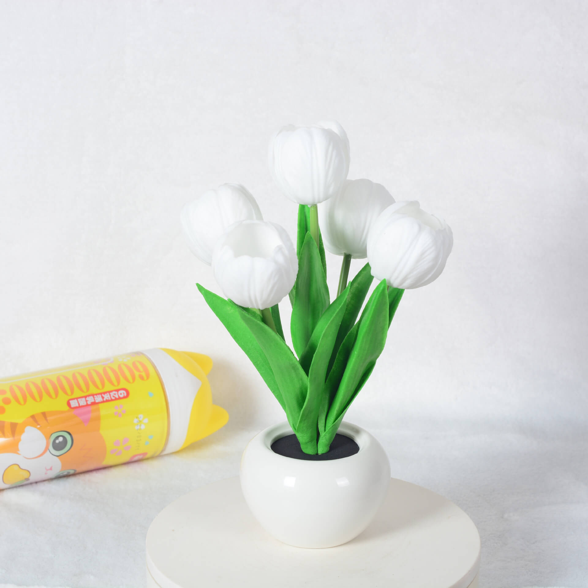 Modern Creative Simulation Tulip Peony LED Night Light Table Lamp Lumendat