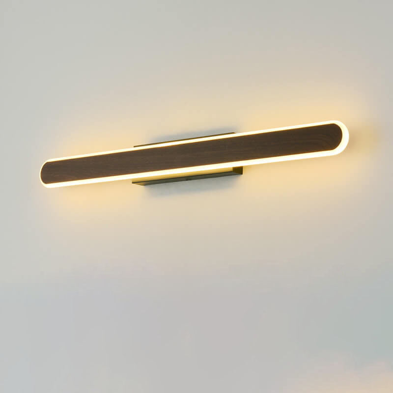 Scandinavian Modern Minimalist Wood LED Vanity Light Wall Sconce Lamp Lumendat
