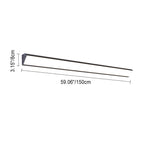 Modern Minimalist Outdoor Long Bar Aluminum Acrylic Waterproof LED Wall Sconce Lamp For Outdoor Lumendat